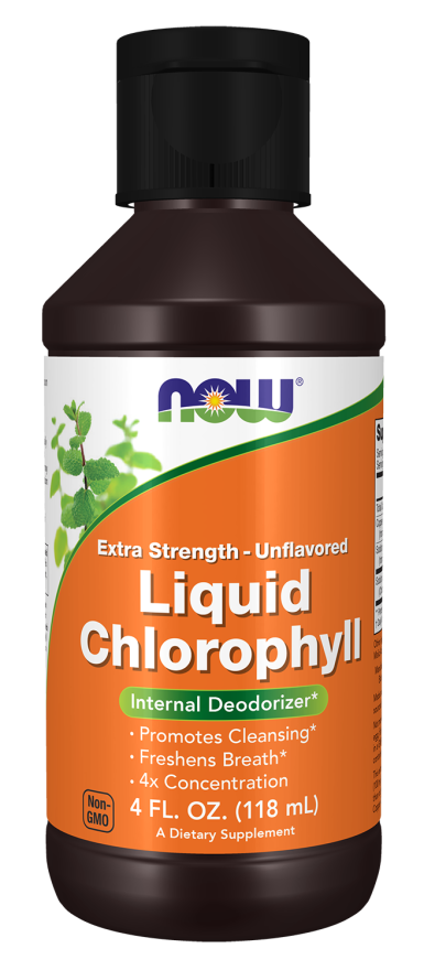 Now Supplements, Extra Strength Unflavored Liquid Chlorophyll 4 Oz.