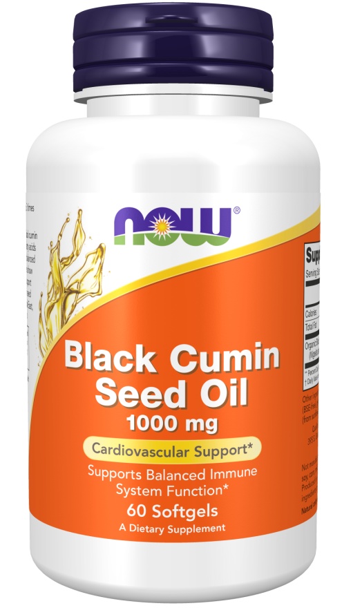 Now, Black Cumin Seed Oil, 1,000 Mg 60 Softgels