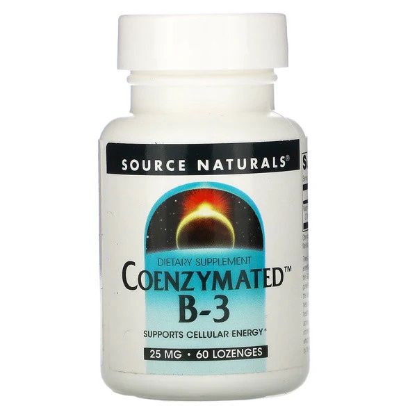 Source Naturals, Nad+, 25 Mg, 60 Lozenges