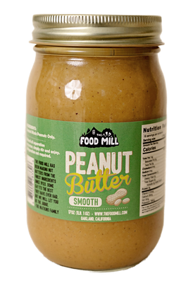 The Food Mill , Smooth Peanut Butter The Food Mill , Smooth Peanut Butter