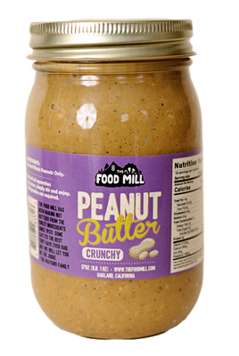 The Food Mill , Crunchy Peanut Butter The Food Mill , Crunchy Peanut Butter