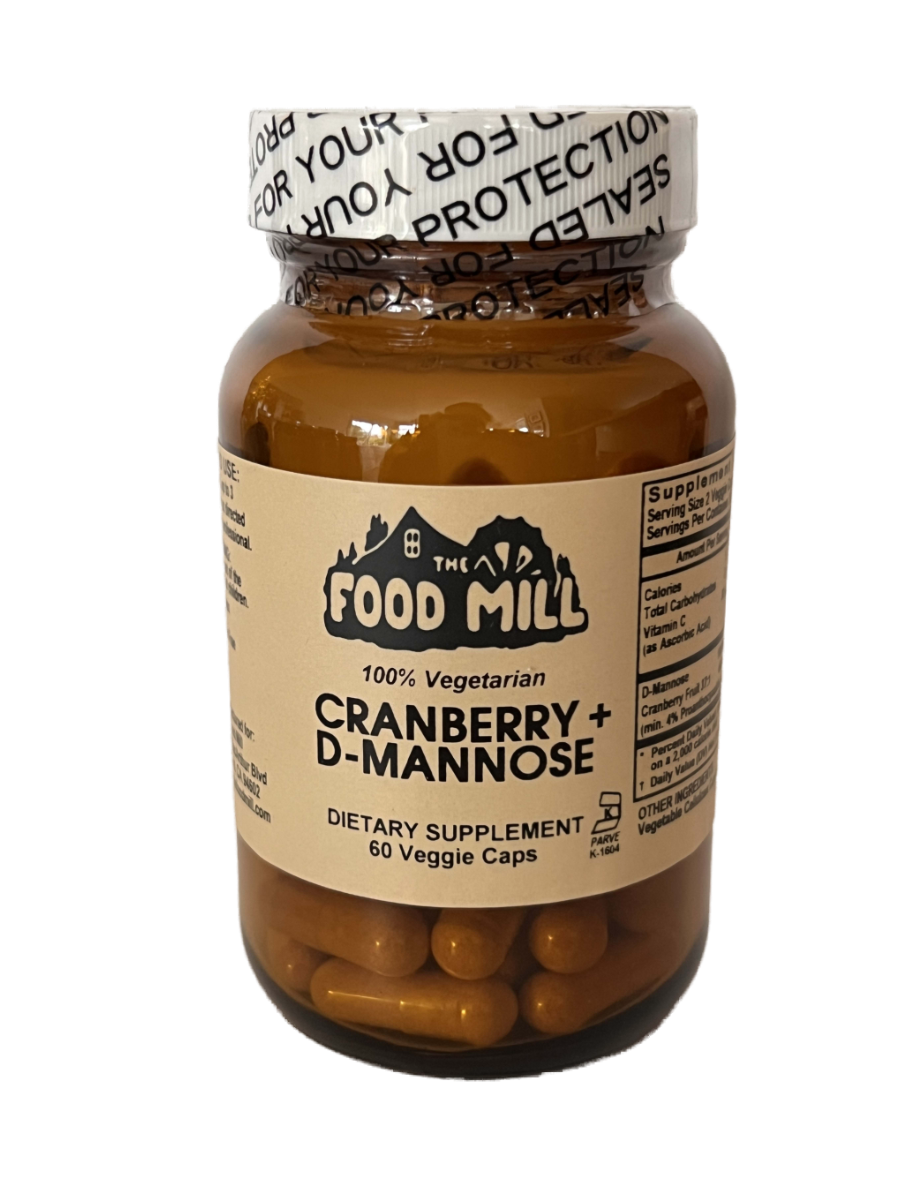 The Food Mill, Cranberry + D-Mannose Powder Capsules