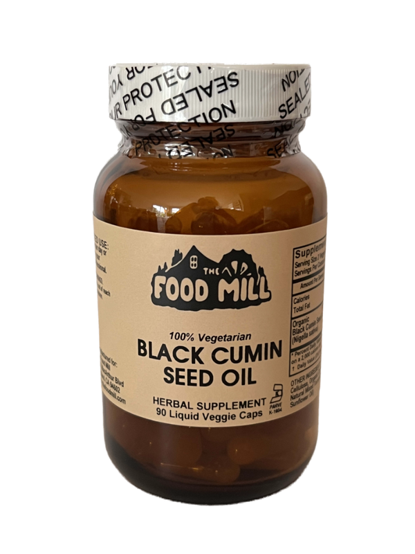 The Food Mill, Black Cumin Seed Oil Liquid Capsules