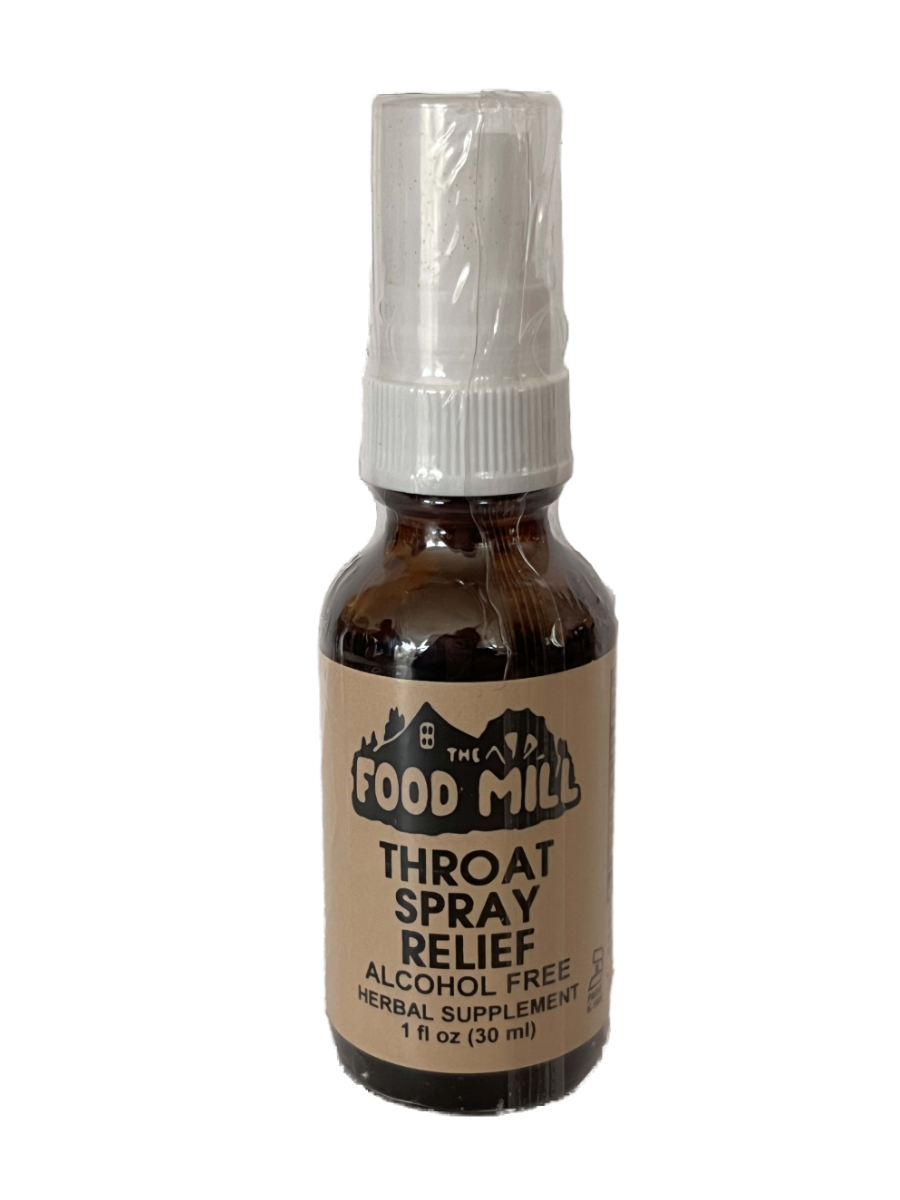The Food Mill, Throat Spray Relief Liquid Extract