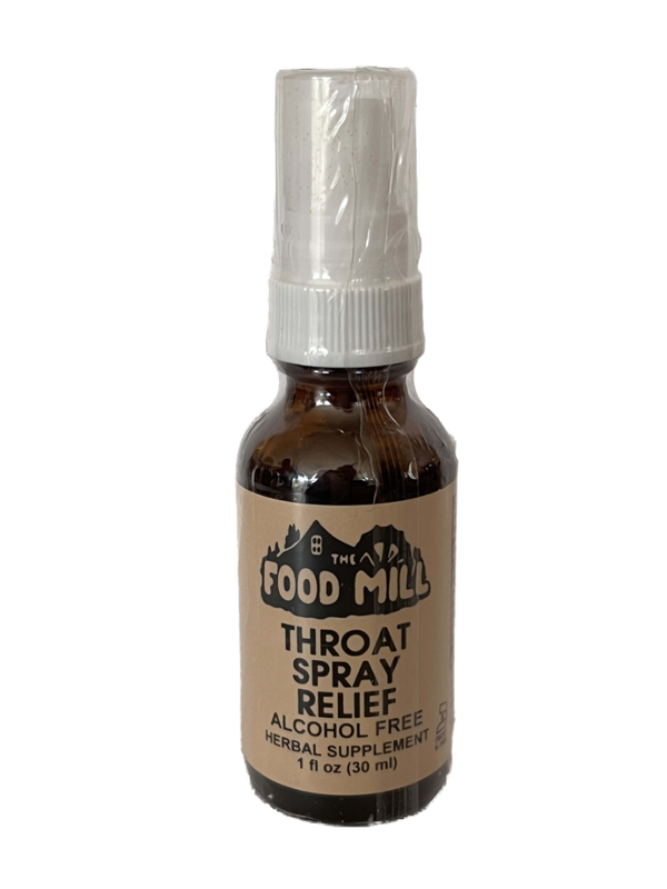 The Food Mill, Throat Spray Relief Liquid Extract