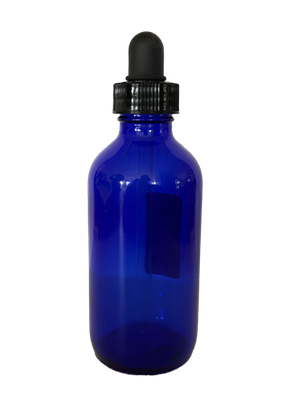 The Food Mill, Cobalt Bottle W/ Dropper The Food Mill, Cobalt Bottle W/ Dropper