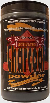 New Lifestyle Health Products, Pure Activated Charcoal Powder 10 Oz.