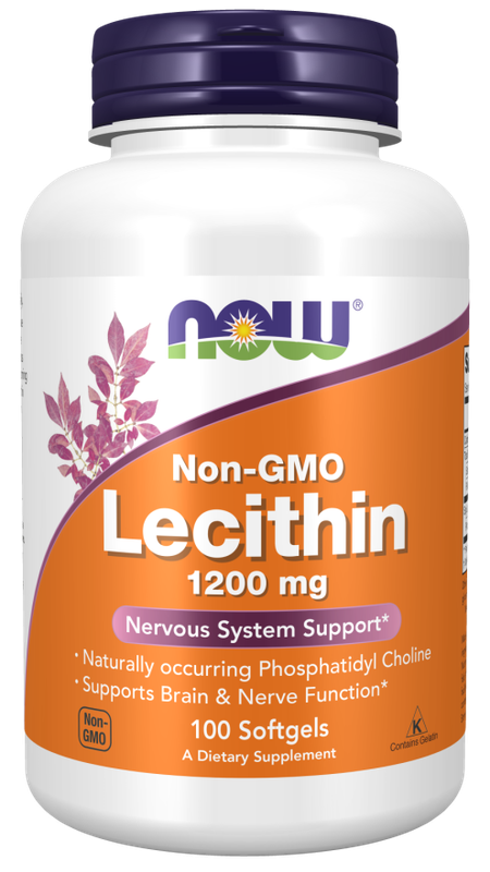 Now, Lecithin 1200Mg 100 Softgels