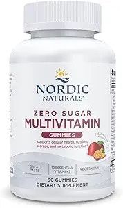 Nordic Naturals, Zero Sugar Multivitamin Gummies, 60 Count Nordic Naturals, Zero Sugar Multivitamin Gummies, 60 Count