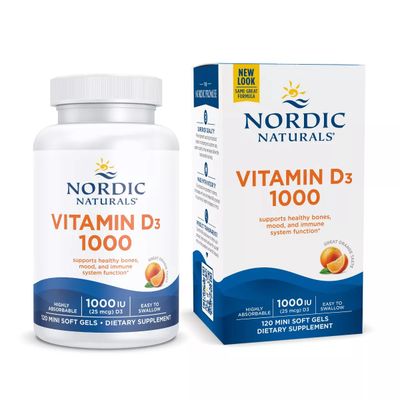 Nordic Naturals, Vitamin D-3, 5,000 Iu, 120 Mini Softgels