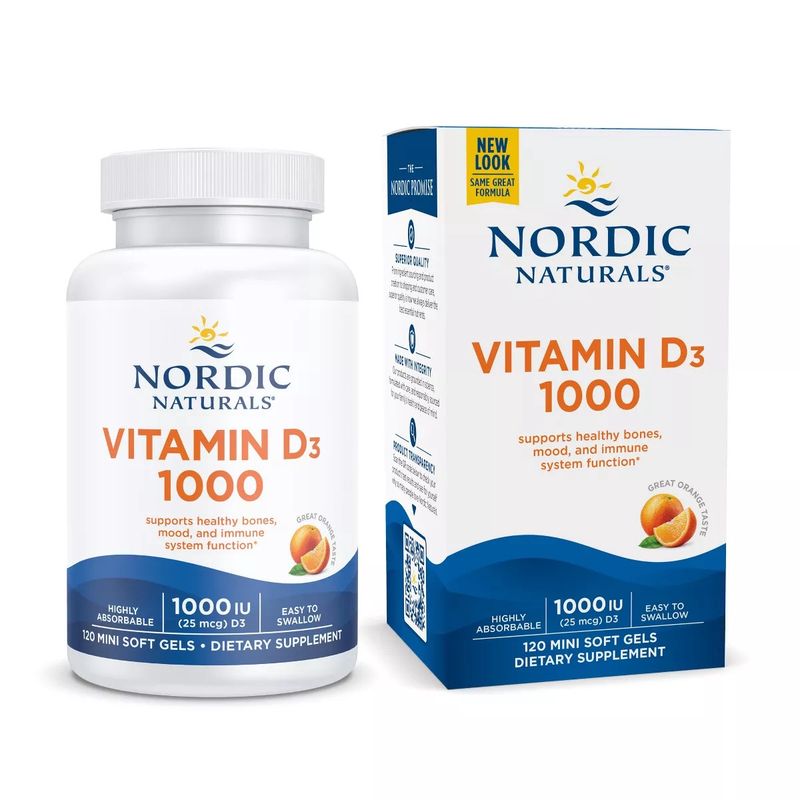 Nordic Naturals, Vitamin D-3, 5,000 Iu, 120 Mini Softgels Nordic Naturals, Vitamin D-3, 5,000 Iu, 120 Mini Softgels