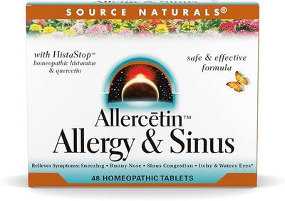 Source Naturals, Allercetin Allergy & Sinus 48 Homeopathic Tablets