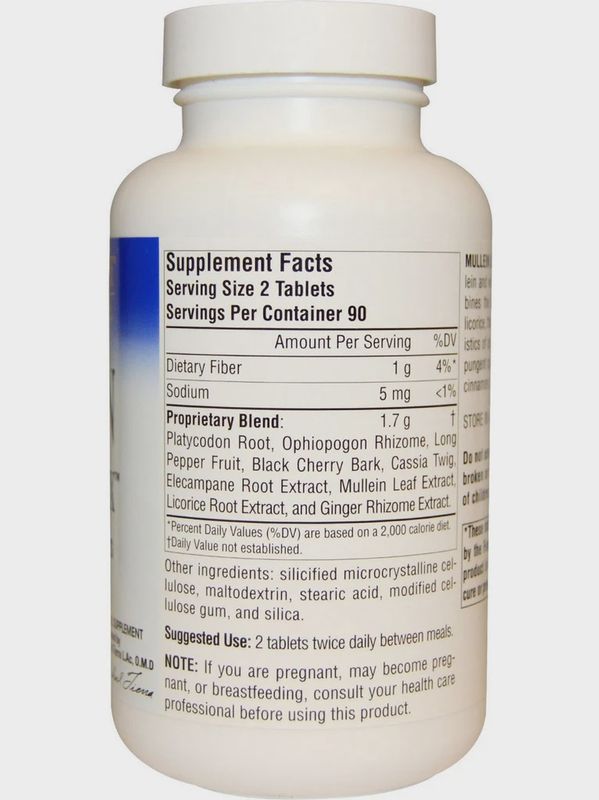 Planetary Herbals , Mullein Lung Complx 850Mg 180T