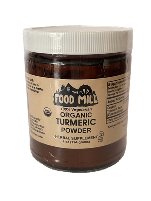 The Food Mill, Organic Turmeric Root Powder The Food Mill, Organic Turmeric Root Powder