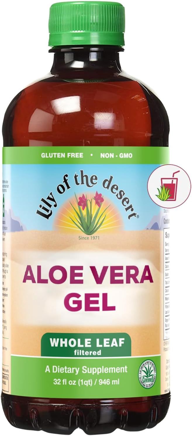 Lily Of The Desert , Aloe Vera Gel, Whole Leaf Filtered, 32 Fl Oz (946 Ml)