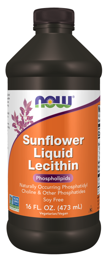 Now Supplements, Sunflower Liquid Lecithin 16Fl oz