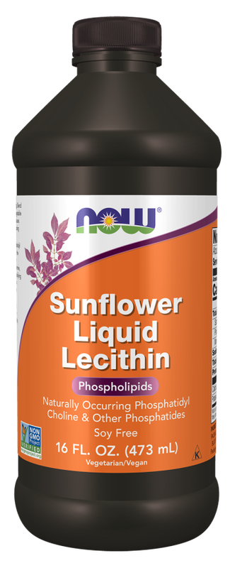 Now, Sunflower Liquid Lecithin 16Fl Oz