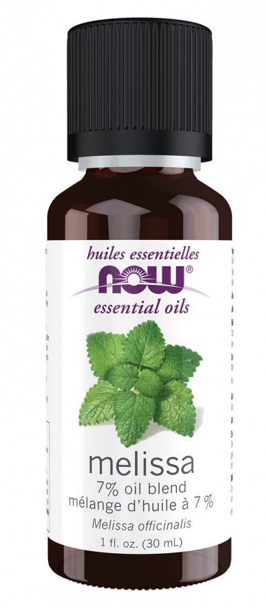 Now, Melissa (Lemon Balm) 7% Oil Blend, 1 Oz.