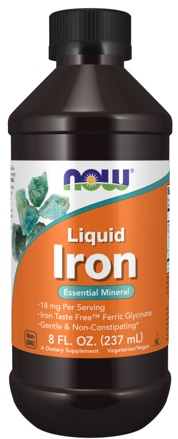 NOW, Liquid Iron 8 fl oz
