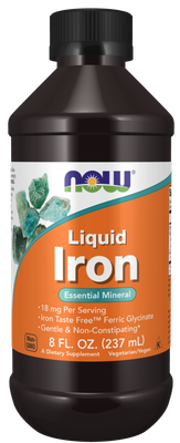 NOW, Liquid Iron 8 fl oz