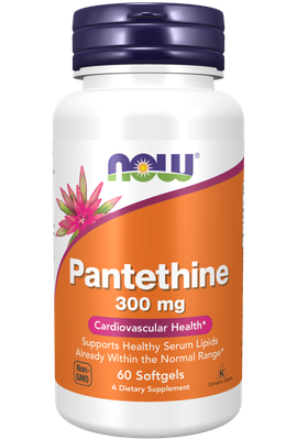 Now, Pantethine 300mg 60 softgels Now, Pantethine 300mg 60 softgels