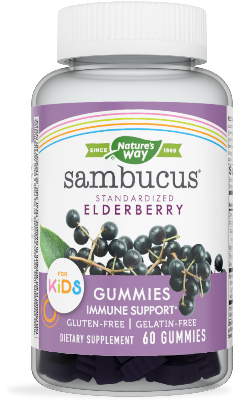 Natures Way , Sambucus Gummies For Kids / 60 Ct, GUMMY: 60 gummies