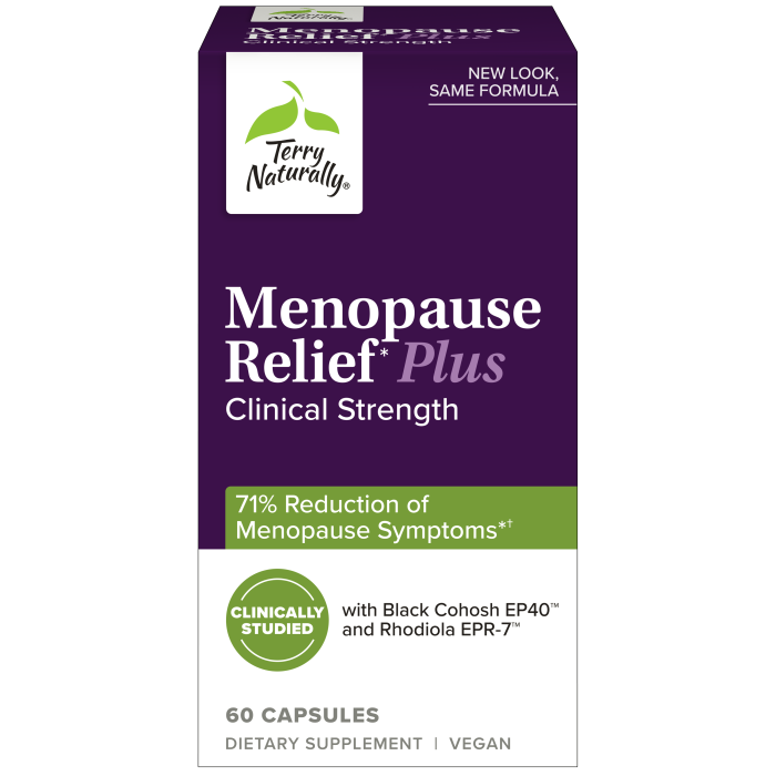 Terry Naturally , Menopause Relief* Plus, Size: 60 caps
