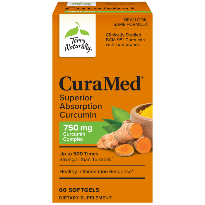 Terry Naturally , Curamed 750 Mg, Size: 120 caps