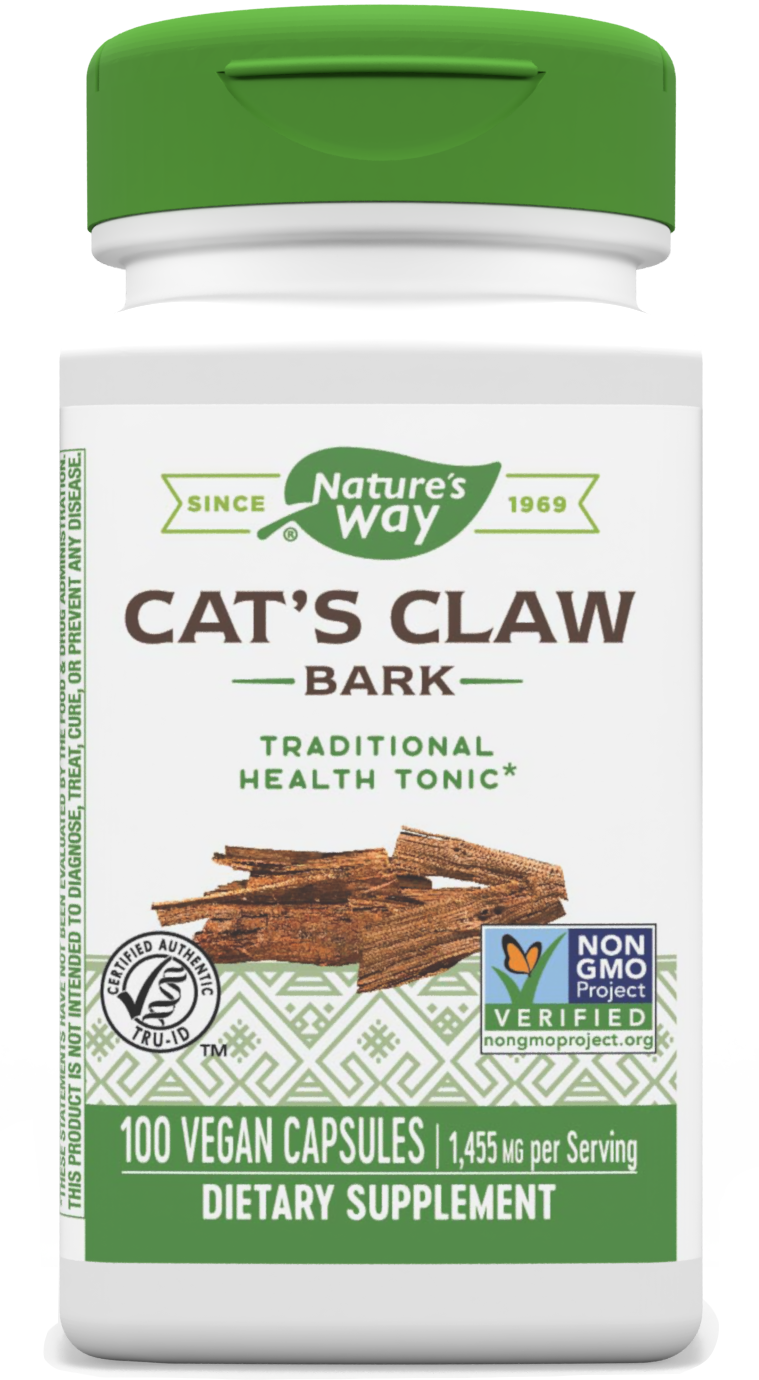Natures Way , Cat’S Claw Bark / 100 Vegan Capsules, CAPSULE: 100 vegan capsules