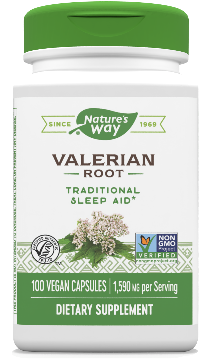 Natures Way , Valerian Root, Size: 100 veg capsules