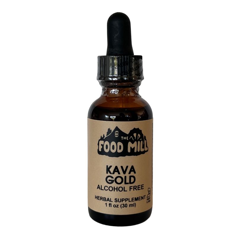 The Food Mill, Kava Gold Alcohol- Free  Liquid Extract