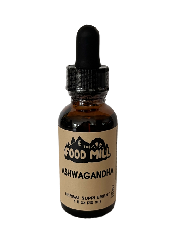 The Food Mill, Ashwagandha Liquid Extract, Size: 1 oz