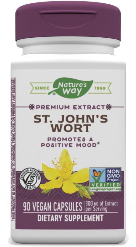 Natures Way , St. John's Wort Premium Extract, CAPSULE: 90 vegan capsules