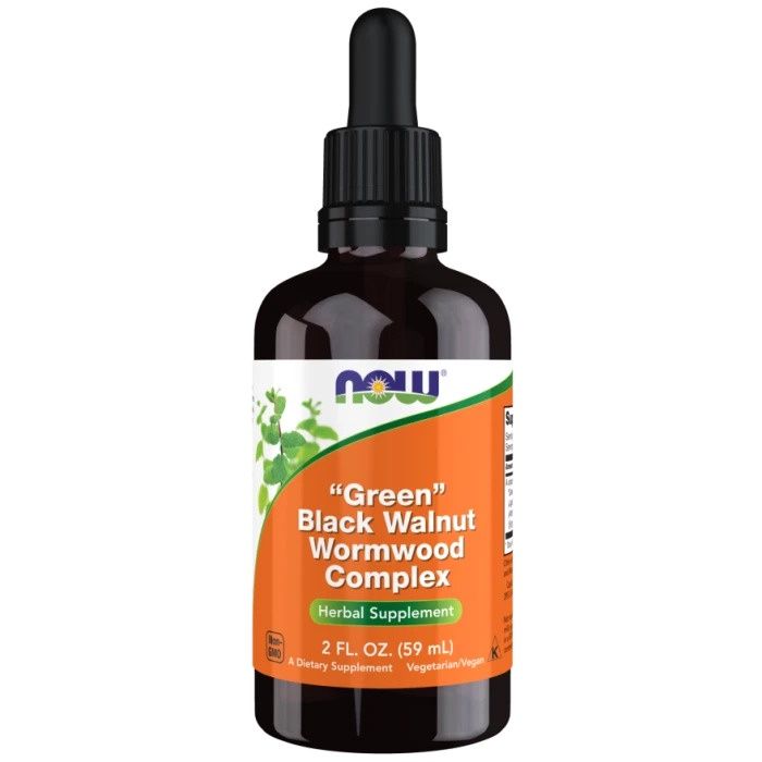 Now, "Green" Black Walnut Wormwood Complex 2 fl oz