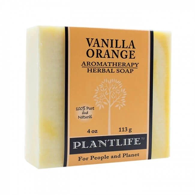 Plantlife,  Vanilla Orange Herbal Soap 4oz