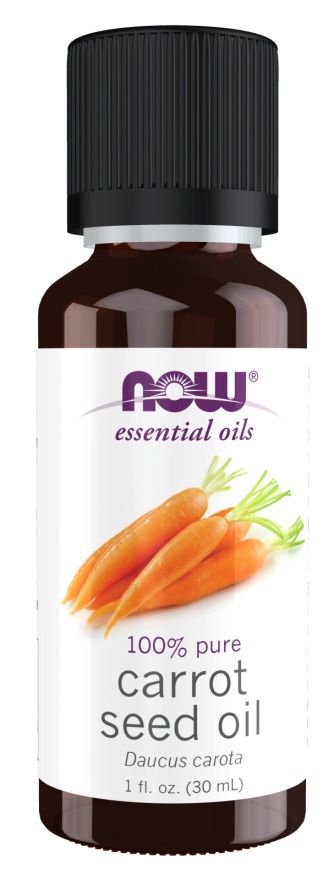Now, 100% Pure Carrot Seed Oil 1 fl oz