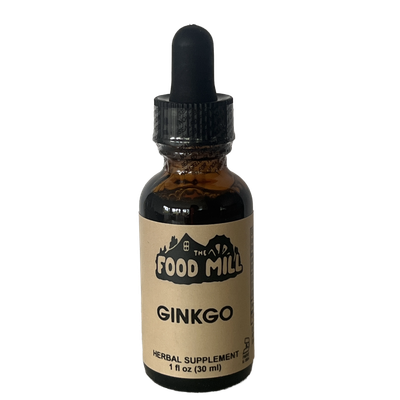 The Food Mill, Ginkgo Liquid Extract 1 oz The Food Mill, Ginkgo Liquid Extract 1 oz