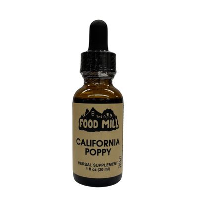 The Food Mill, California Poppy Liquid Extract