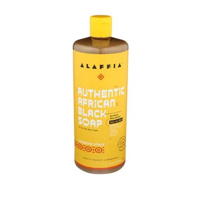 Alaffia , African Black Soap Shea Butter, Tangerine Citrus 32 Oz Alaffia , African Black Soap Shea Butter, Tangerine Citrus 32 Oz