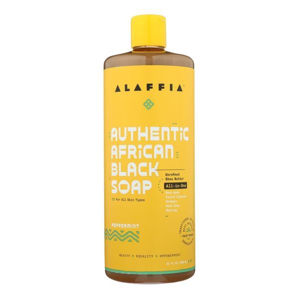 Alaffia , African Black Soap Peppermint Alaffia , African Black Soap Peppermint