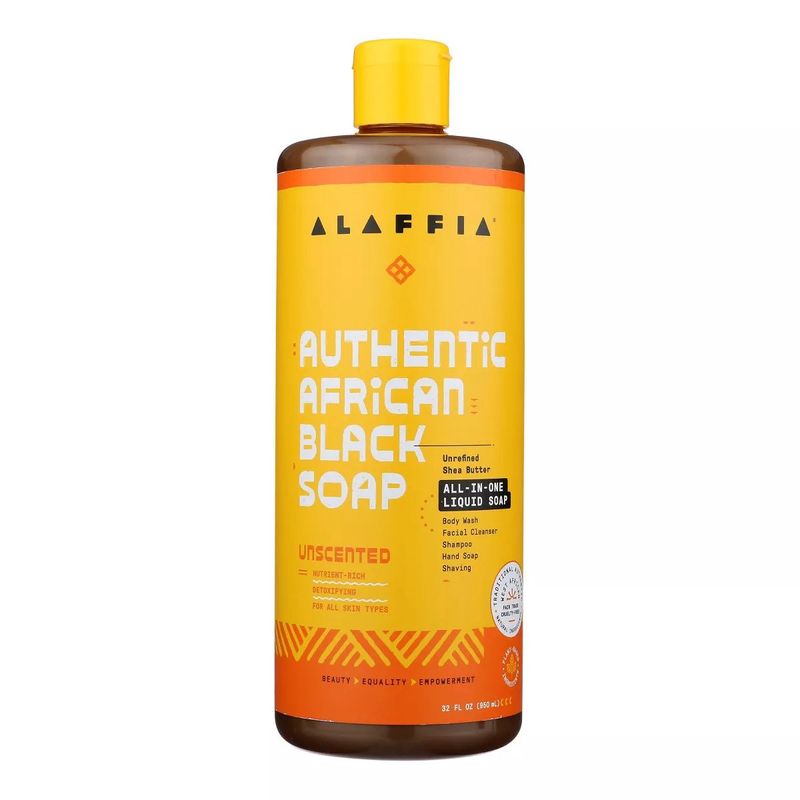 Alaffia , African Black Soap Unscented Alaffia , African Black Soap Unscented