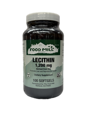 The Food Mill, Lecithin 1,200 mg 100 Softgels