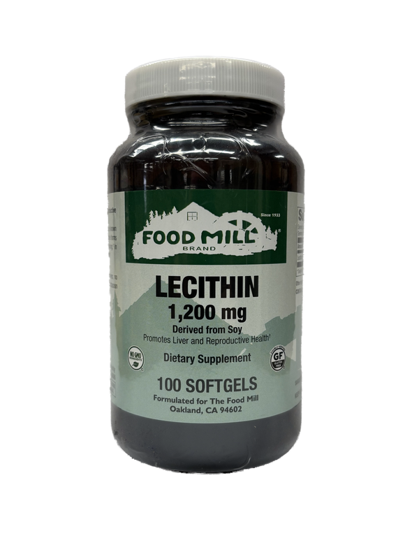 The Food Mill, Lecithin 1,200 mg 100 Softgels