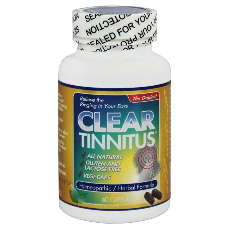 Clear Products, Clear Tinnitus, Homeopathic, 60 Veg Caps