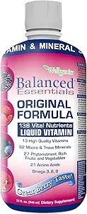 Wellgenix, Balanced Essential +Plus Liquid Multivitamin, 32 fl. oz