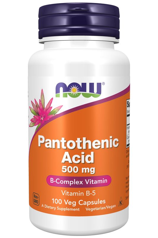Now Supplements , Pantothenic Acid 500 Mg - Veg Capsules Now Supplements , Pantothenic Acid 500 Mg - Veg Capsules