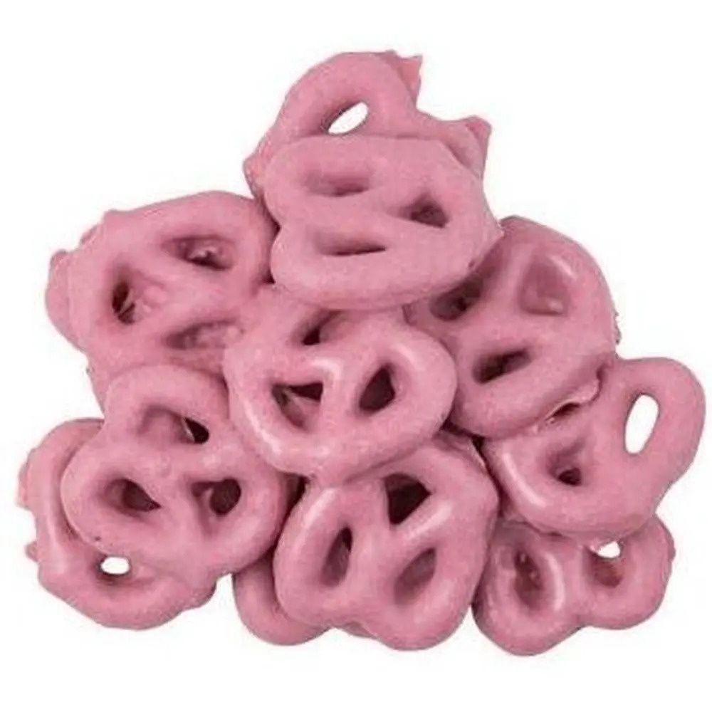 Raspberry Yogurt Pretzels (Sold In Bulk)