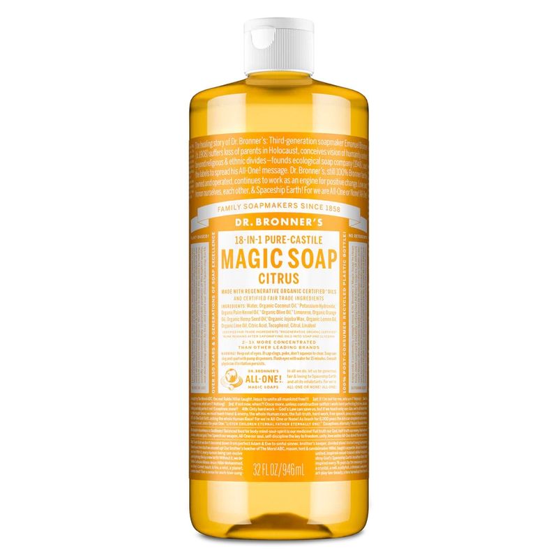 Dr Bronners, Magic Soap Citrus 32 fl. oz Dr Bronners, Magic Soap Citrus 32 fl. oz
