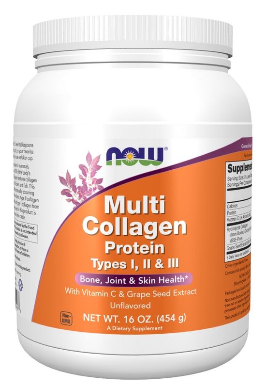 Now Supplements, Multi Collagen Protein 16oz Now Supplements, Multi Collagen Protein 16oz
