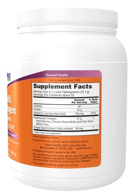 Now Supplements, Multi Collagen Protein 16oz